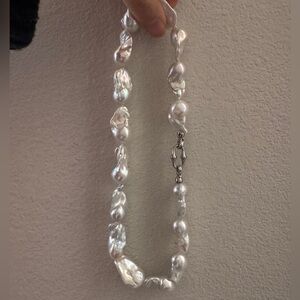 Natural Baroque Pearl Necklace